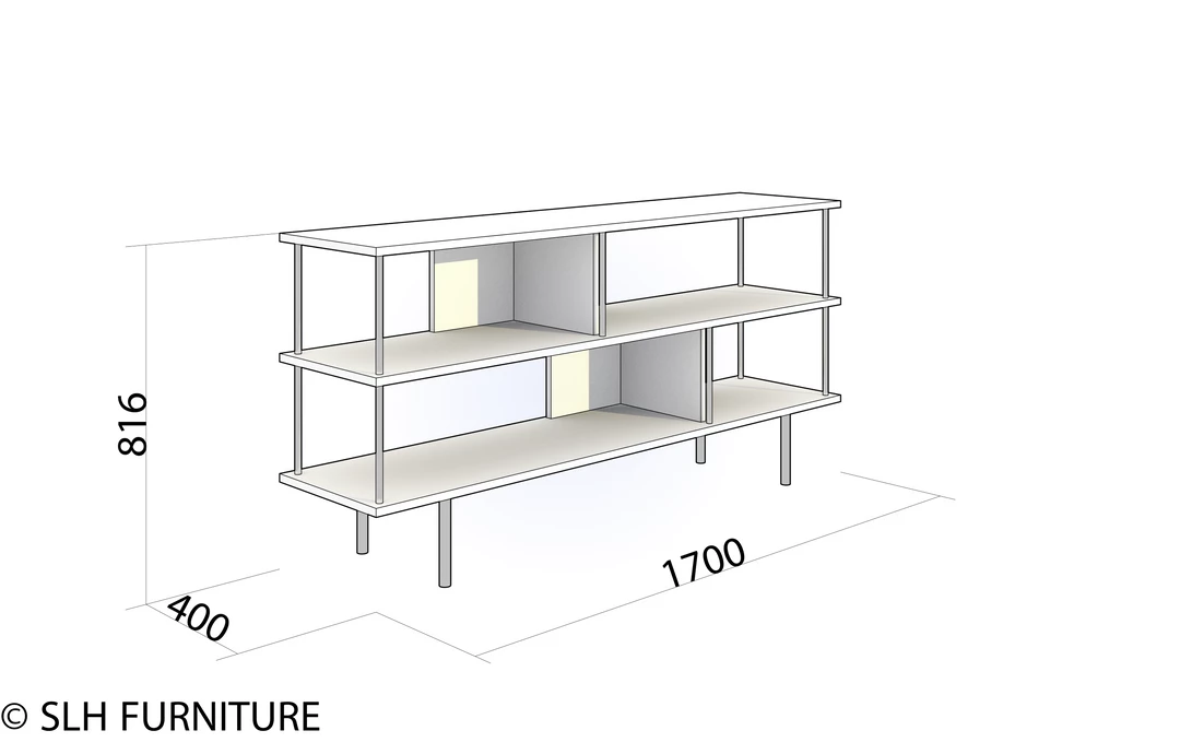 SLH INDOOR Kali Open Sideboard Teak 3 SLH INDOOR Kali Open Sideboard Teak