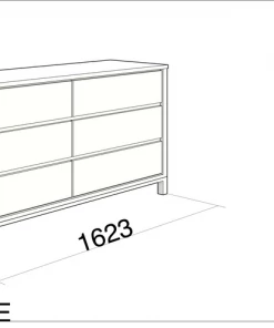 Karpenter Solid Chest Of Draws Large - FSC Teak INDOOR