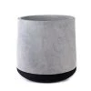 SLH Concrete Planter Large Black Band