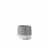 SLH Concrete Planter Small White Band