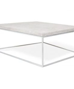 SLH INDOOR Concrete Coffee Table White