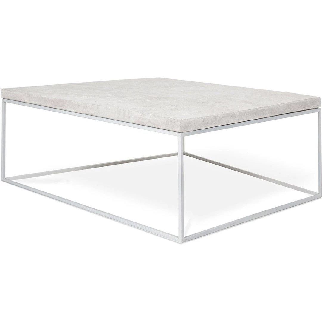 SLH INDOOR Concrete Coffee Table White 1 SLH INDOOR Concrete Coffee Table White