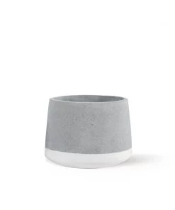 SLH Concrete Planter Large White Band