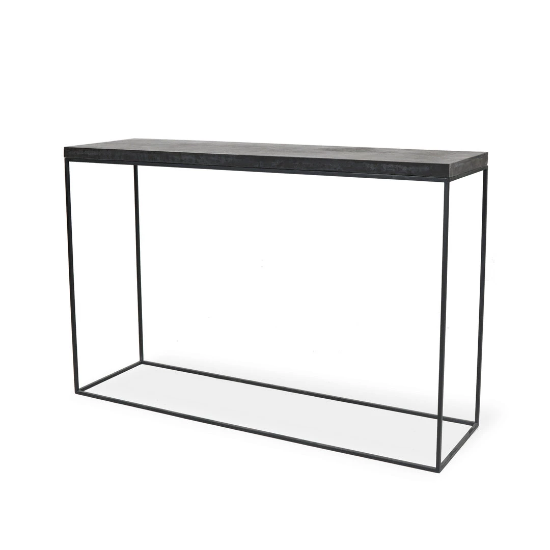 SLH INDOOR Black Pigment Concrete Console 2 SLH INDOOR Black Pigment Concrete Console