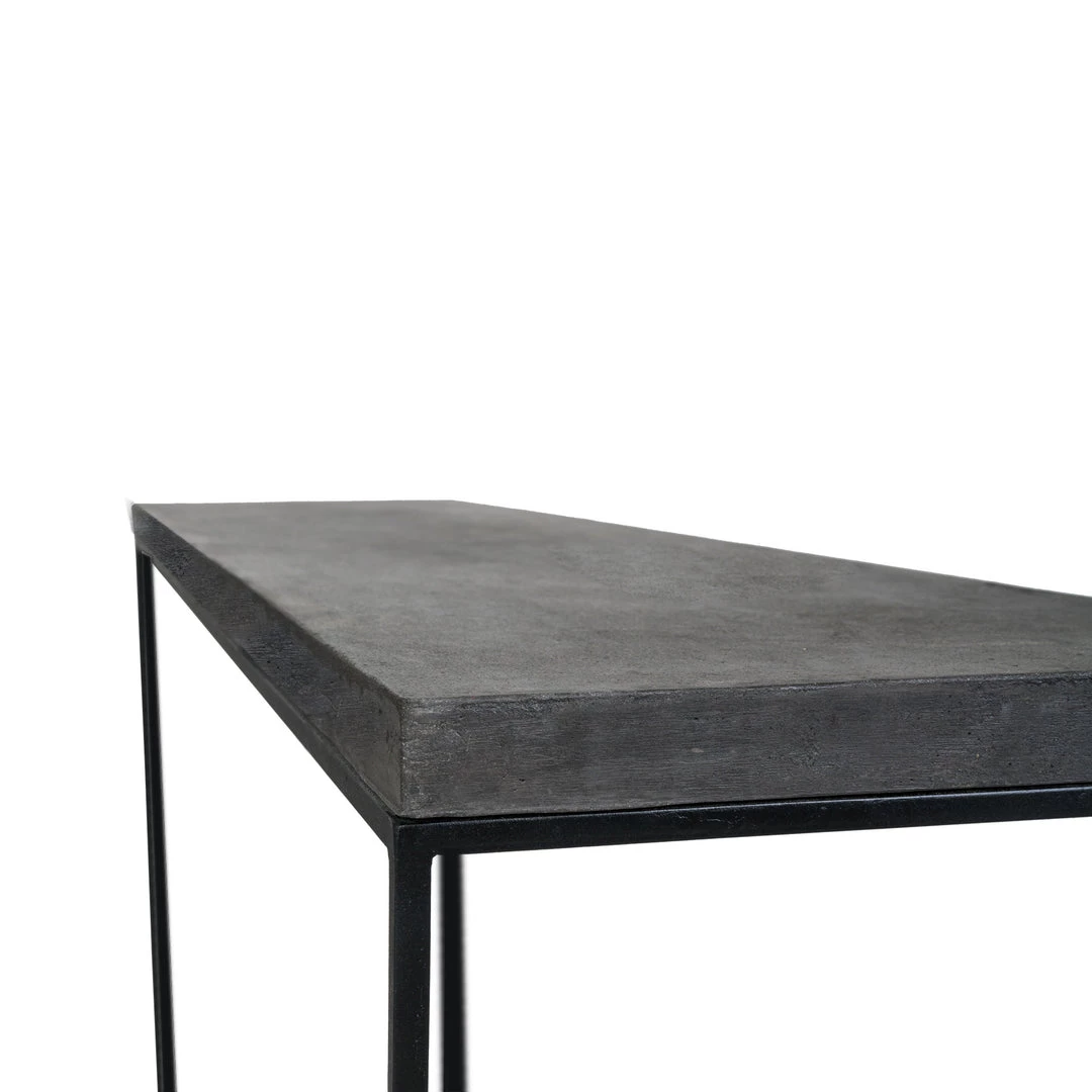 SLH INDOOR Black Pigment Concrete Console 3 SLH INDOOR Black Pigment Concrete Console