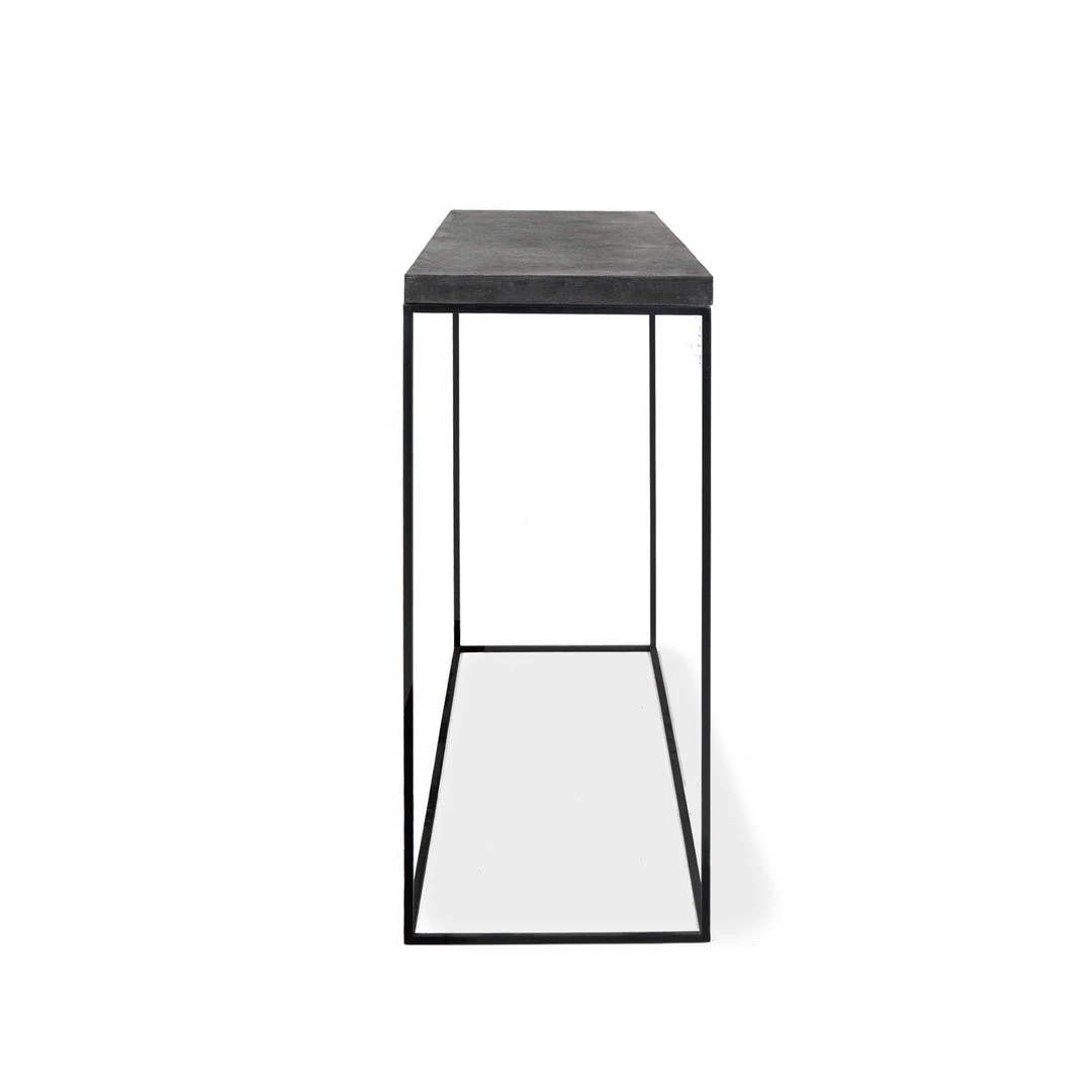 SLH INDOOR Black Pigment Concrete Console 4 SLH INDOOR Black Pigment Concrete Console