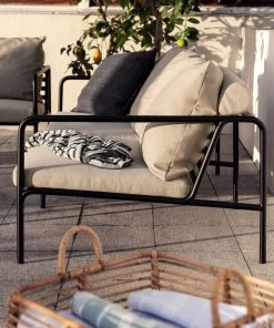 Avon Outdoor Two Seater Lounge Sofa By Houe (Ash)