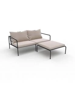Avon Outdoor Two Seater Lounge Sofa By Houe (Ash)