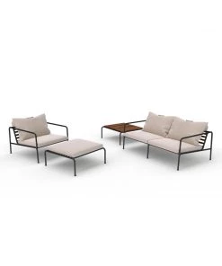 Avon Outdoor Two Seater Lounge Sofa By Houe (Ash)