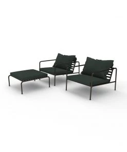 Avon Outdoor Two Seater Lounge Sofa By Houe (Alpine Green)