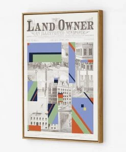 SLH DÉCOR Land Owner Newsprint