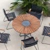 5 Seater Outdoor Circle Dining Table Set By Houe