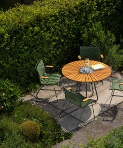 Click Outdoor Dining Chair With Armrests By Houe (Olive Green) 8 Click Outdoor Dining Chair With Armrests By Houe (Olive Green)