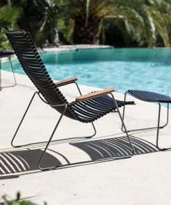 Click Outdoor Lounge Chair With Armrests By Houe (Black)