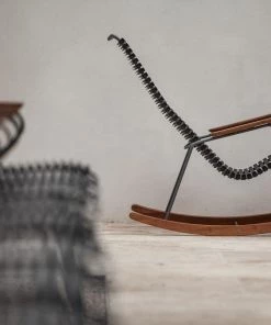 Click Outdoor Rocking Chair With Armrests By Houe (Black) 9 Click Outdoor Rocking Chair With Armrests By Houe (Black)