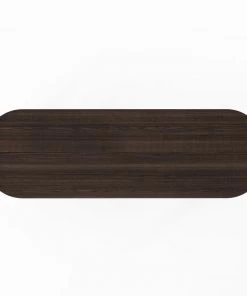 SLH AU INDOOR Curbus Oval Bench - Ebony Finish