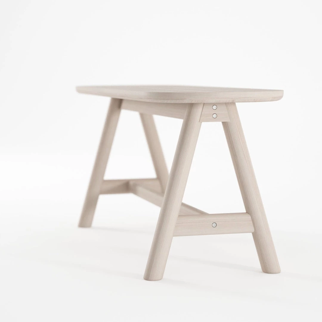 Karpenter Curbus Oval Bench - White Ash 6 Karpenter Curbus Oval Bench - White Ash