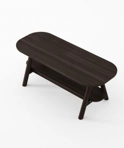 Karpenter INDOOR Curbus Oval Coffee Table - Ebony Finish