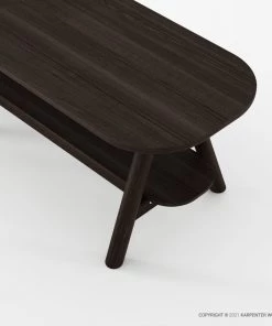 Karpenter INDOOR Curbus Oval Coffee Table - Ebony Finish