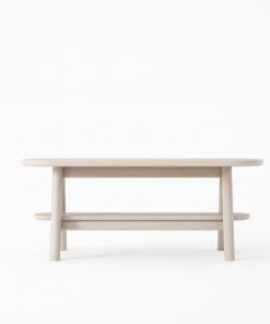Karpenter Curbus Oval Coffee Table - White Ash