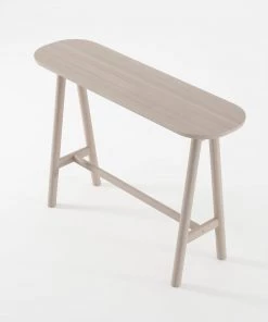 Karpenter Curbus Oval Console - White Ash INDOOR