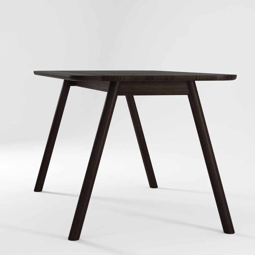 Karpenter INDOOR Curbus Round Corner Dining Table 160cm - Ebony Finish 3 Karpenter INDOOR Curbus Round Corner Dining Table 160cm - Ebony Finish