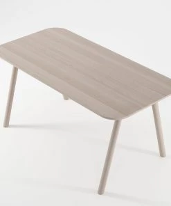 Karpenter Curbus Round Corner Dining Table 160cm - White Ash INDOOR