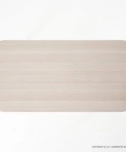 Karpenter Curbus Round Corner Dining Table 160cm - White Ash INDOOR