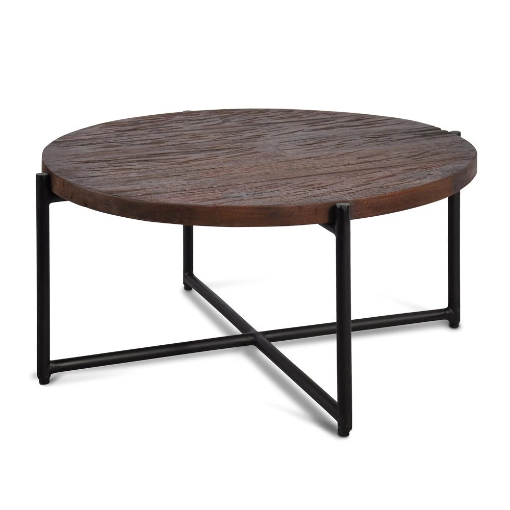 SLH Railroad Round Coffee Table INDOOR 1 SLH Railroad Round Coffee Table INDOOR