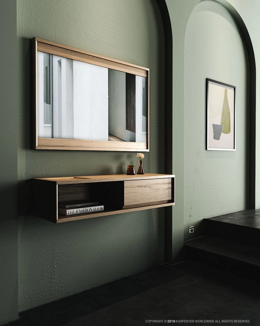 Karpenter Circa Hanging Mirror 3 - European Oak 4 Karpenter Circa Hanging Mirror 3 - European Oak