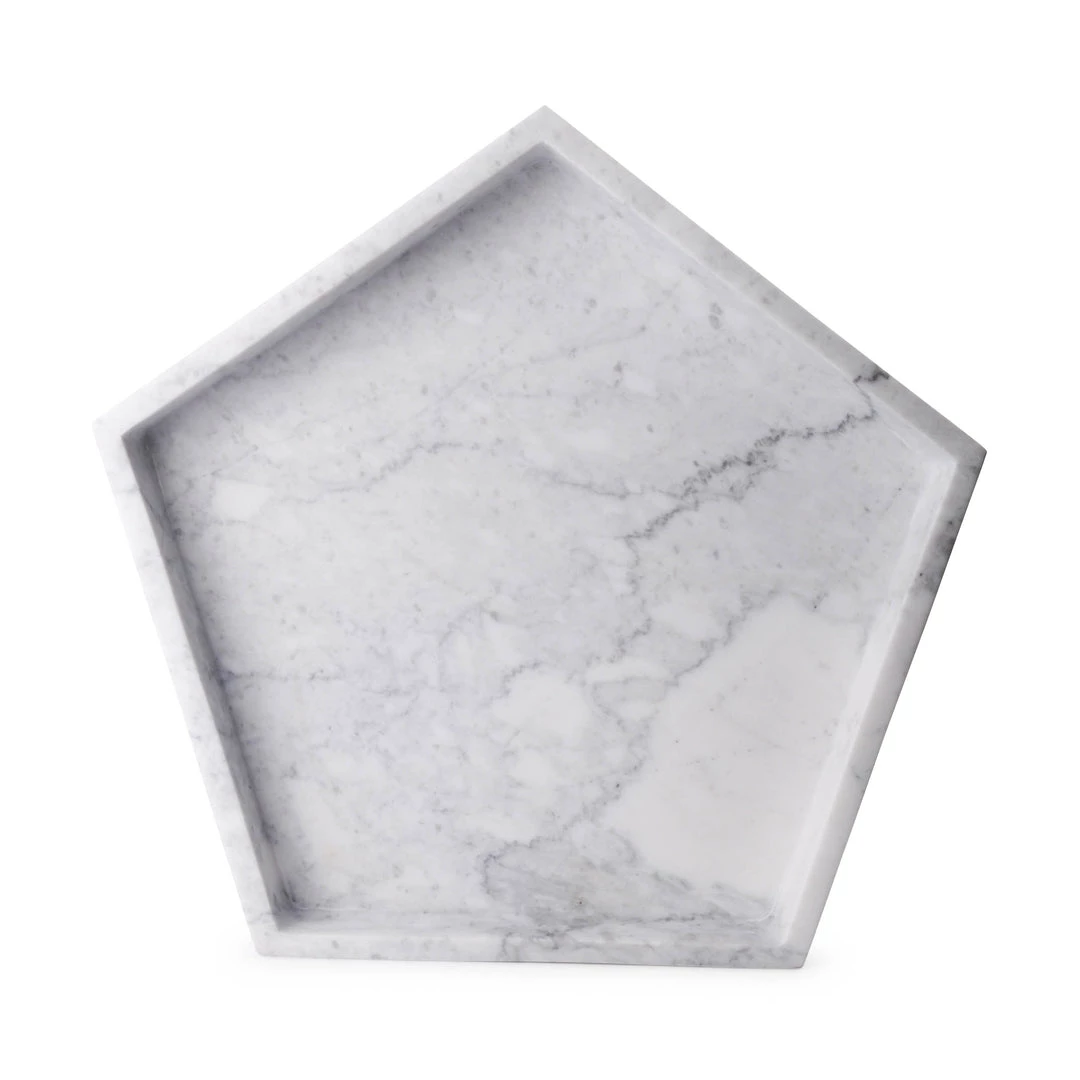 SLH DÉCOR Elementer Marble Hexagon Tray 2 SLH DÉCOR Elementer Marble Hexagon Tray
