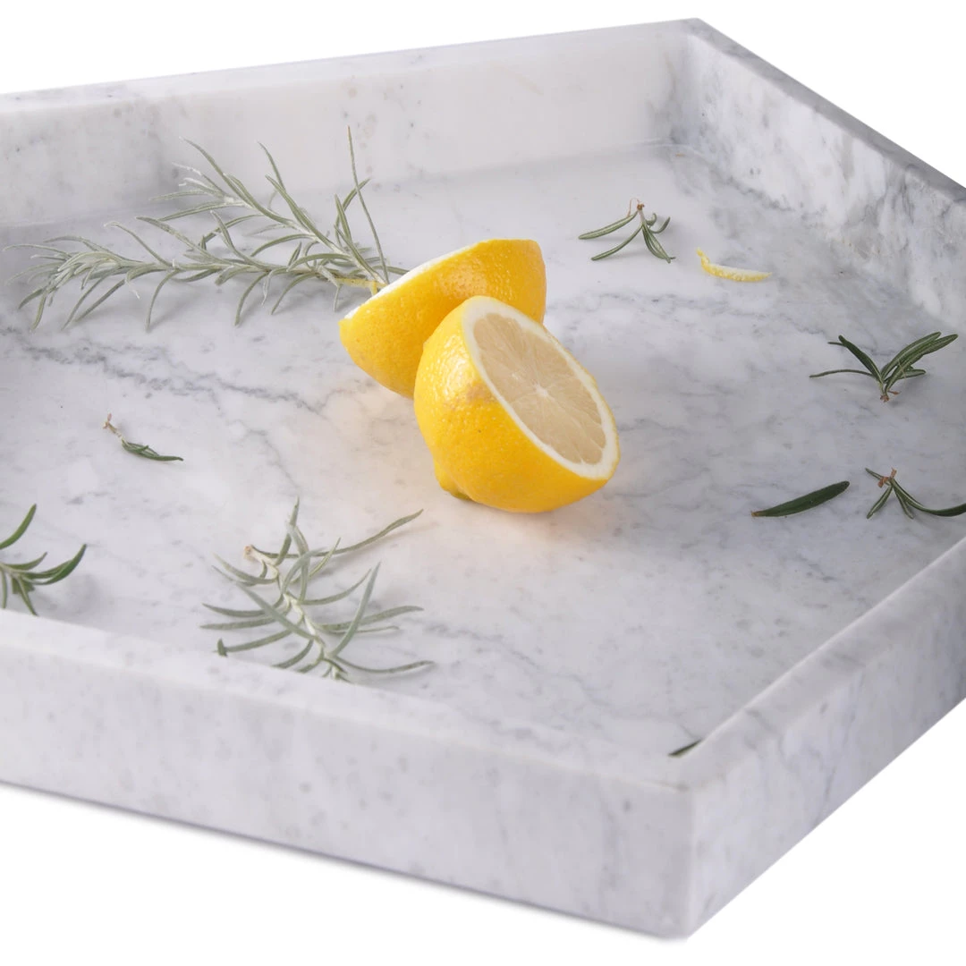 SLH DÉCOR Elementer Marble Hexagon Tray 4 SLH DÉCOR Elementer Marble Hexagon Tray