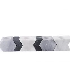 SLH DÉCOR Elementer Marble Arrow Candle Holder