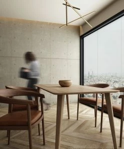 Karpenter Domani Dining Table In European Oak INDOOR