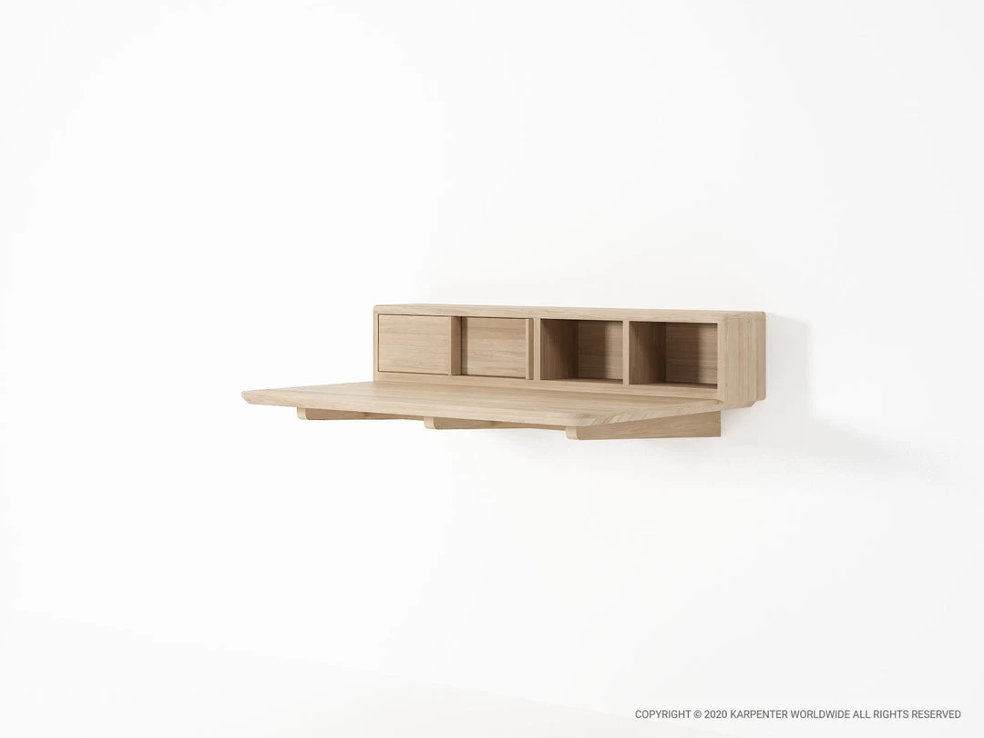 Karpenter East Hanging Desk European Oak 4 Karpenter East Hanging Desk European Oak