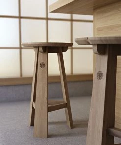 Karpenter INDOOR East Round Counter Stool European Oak