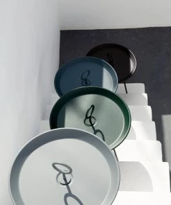 Eyelet Outdoor Tray Side Table 60cm By Houe (Dark Grey) 5 Eyelet Outdoor Tray Side Table 60cm By Houe (Dark Grey)