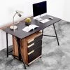 Kleo INDOOR Fokus Mixed Hardwood & Powdercoated Metal Work Desk