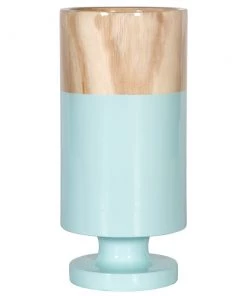 SLH Contemporary Decorative Vase Large - Turquoise/Natural