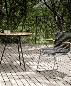 Click Outdoor Dining Chair With Armrests By Houe (Dark Grey)