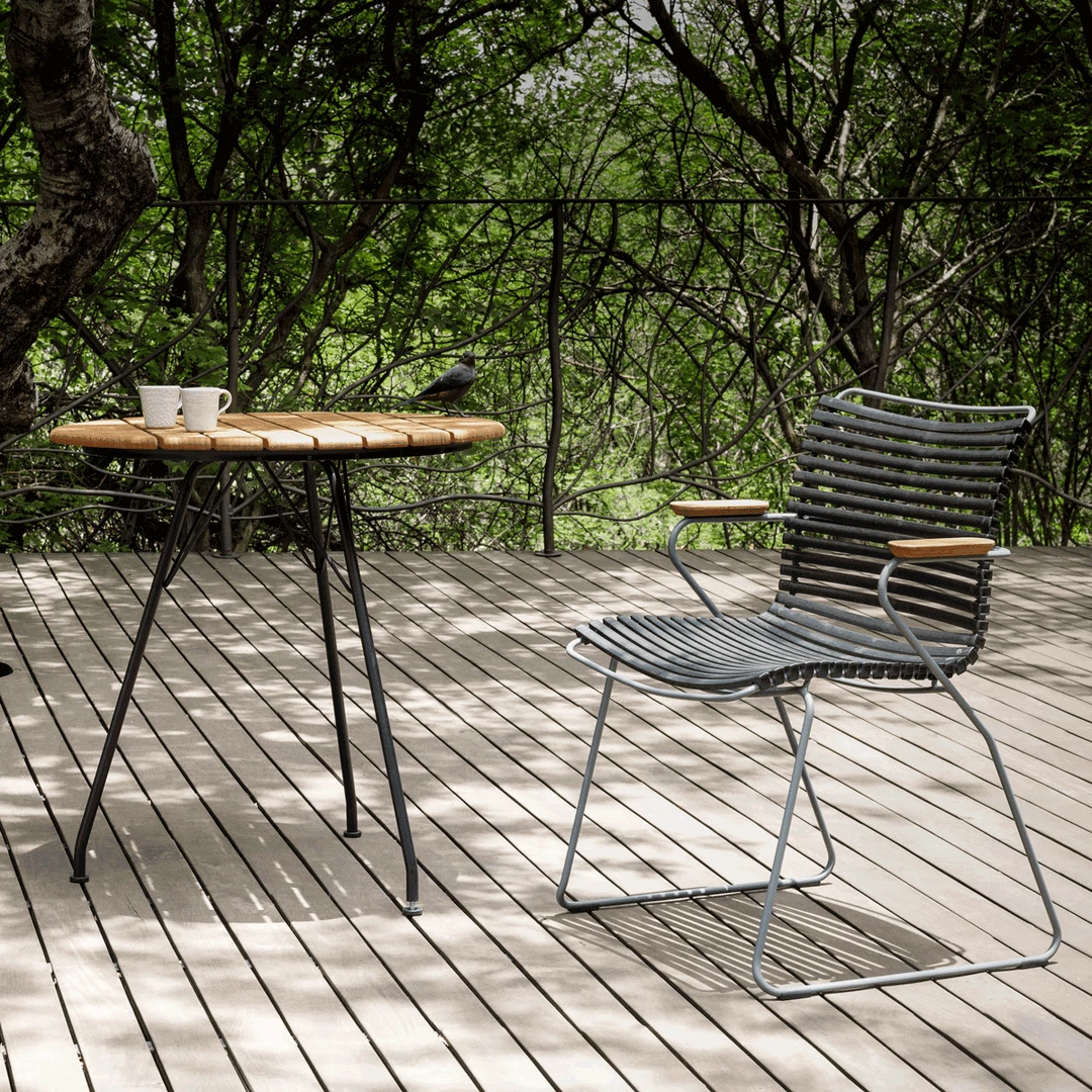 Click Outdoor Dining Chair By Houe (Dark Grey) 2 Click Outdoor Dining Chair By Houe (Dark Grey)