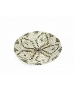 SLH DÉCOR Bowl Black White Flower Pattern - Large