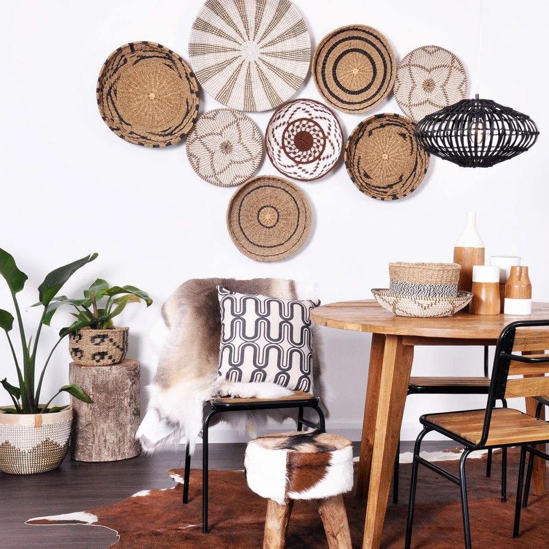 SLH DÉCOR Bowl Black White Flower Pattern - Large 4 SLH DÉCOR Bowl Black White Flower Pattern - Large