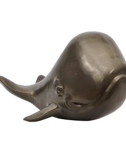 Kleo Cast Aluminium Moby Whale Décor Piece DÉCOR