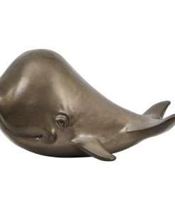 Kleo Cast Aluminium Moby Whale Décor Piece DÉCOR