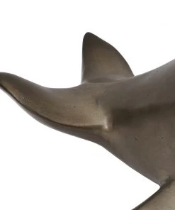 Kleo Cast Aluminium Moby Whale Décor Piece DÉCOR