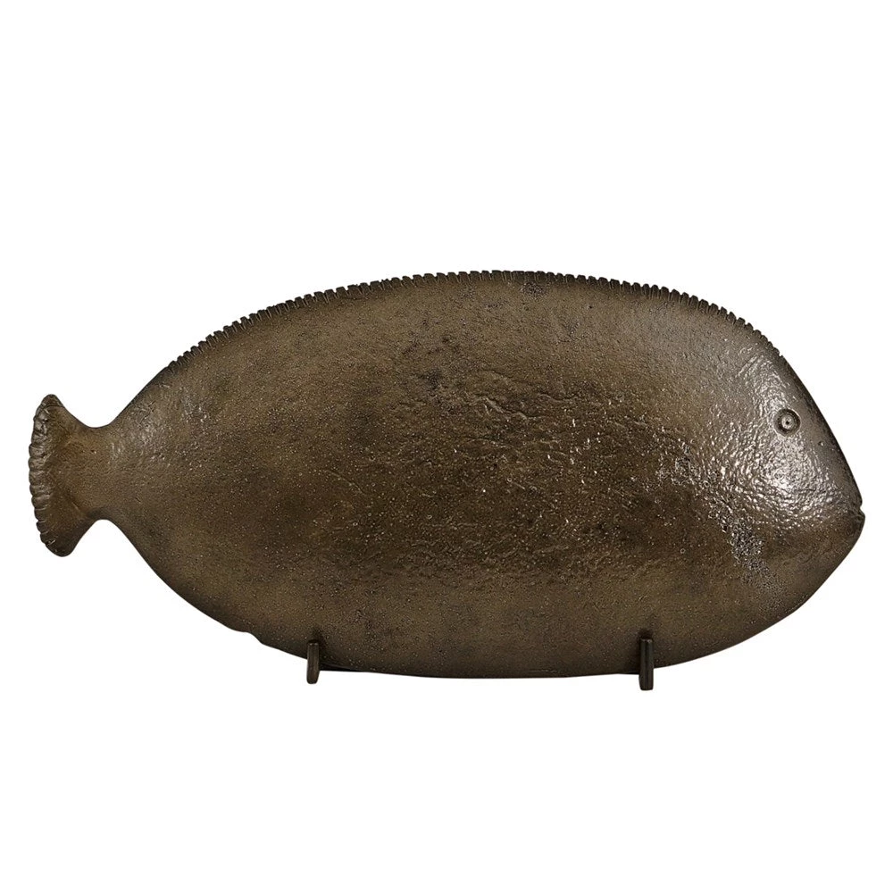 Kleo Cast Aluminium Fish Décor Piece On Stand 1 Kleo Cast Aluminium Fish Décor Piece On Stand
