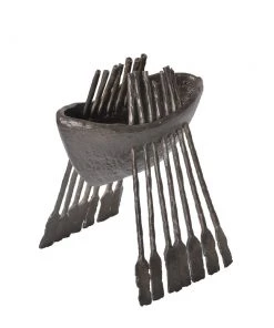 Kleo Cast Aluminium Longboat Décor Piece DÉCOR