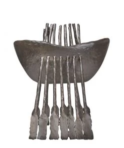 Kleo Cast Aluminium Longboat Décor Piece DÉCOR