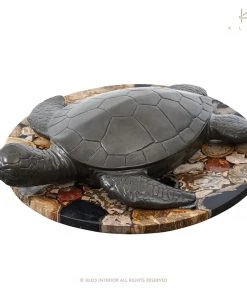 Kleo Cast Aluminium Turtle Décor Piece